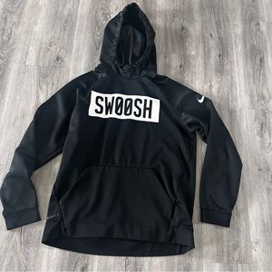 Nike Dri-fit SWOOSH hoodie Black